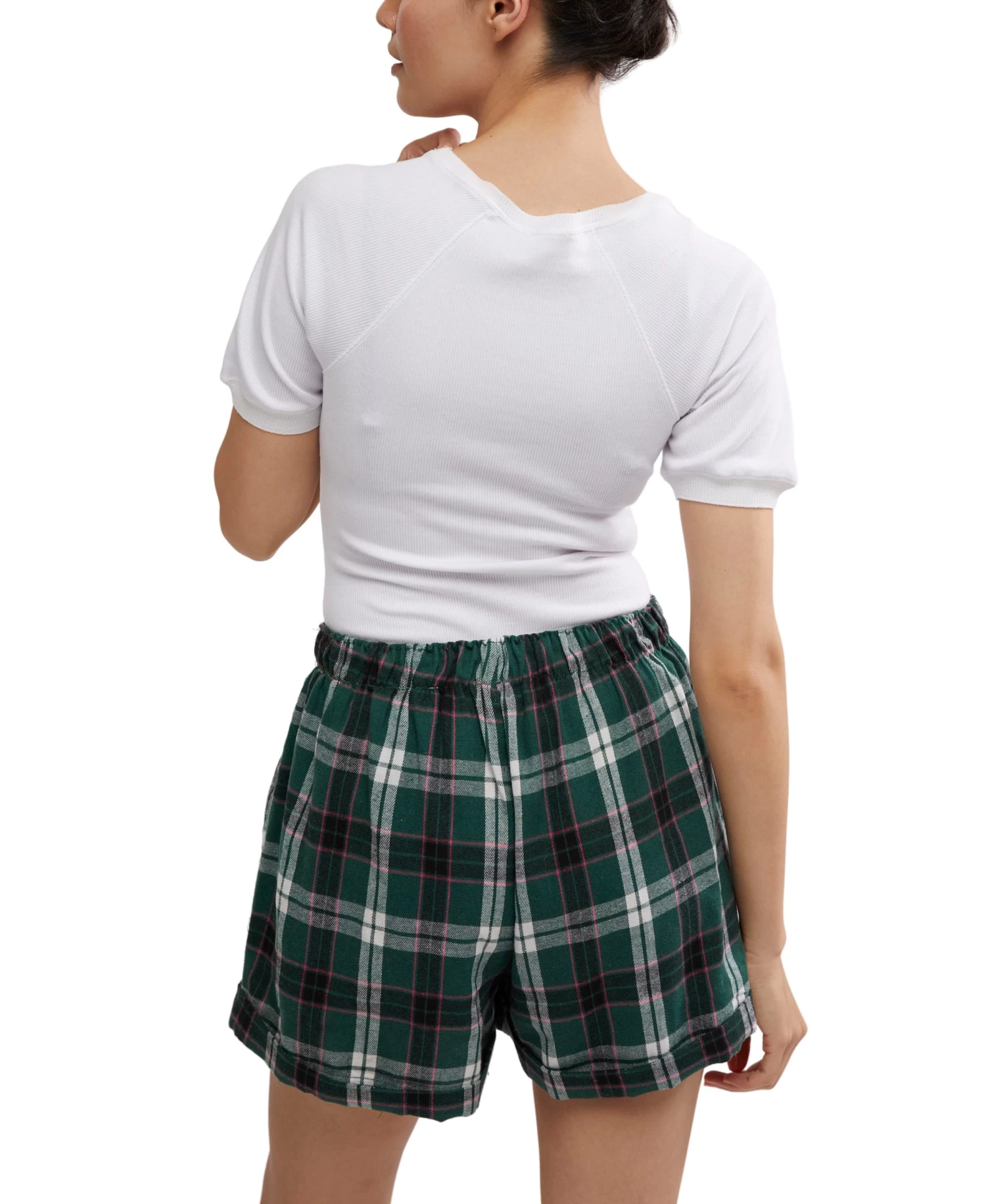 FREE PEOPLE Sunday Morning Boxer In Evergreen - Image 3