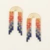 Fringe Earrings In Multi