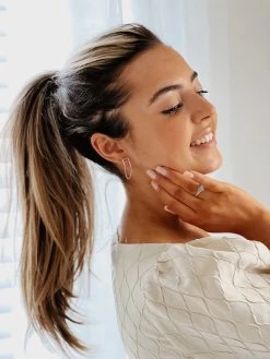 Filament Studs In Sterling Silver