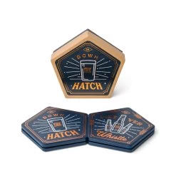 Gentlemen's Hardware Set Of 4 Beer Coasters