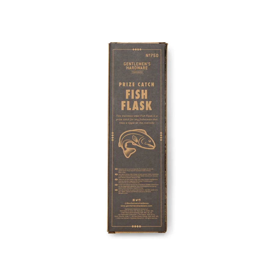 Gentlemen's Hardware Fish Hip Flask - Image 3