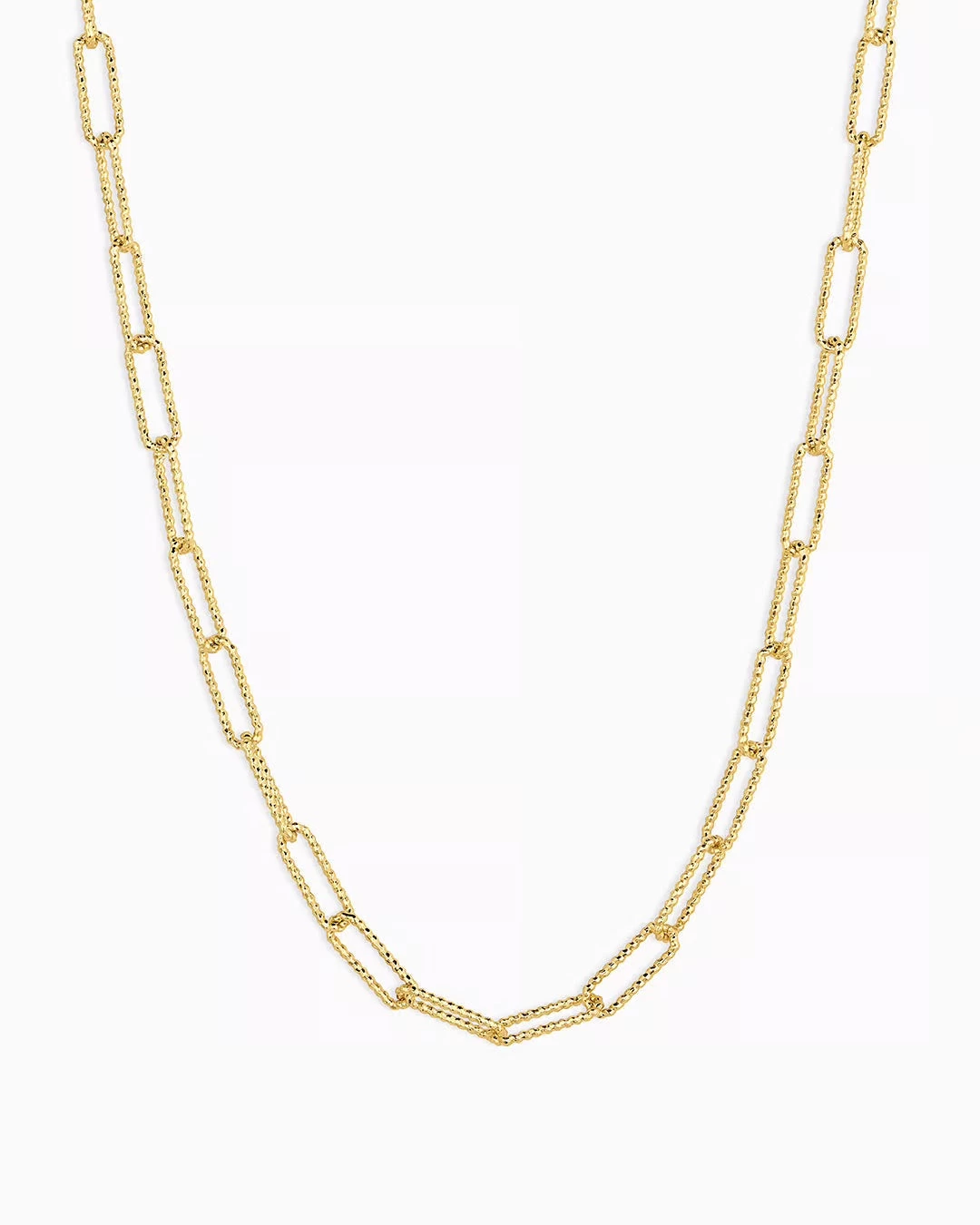 Gold Crew Link Necklace
