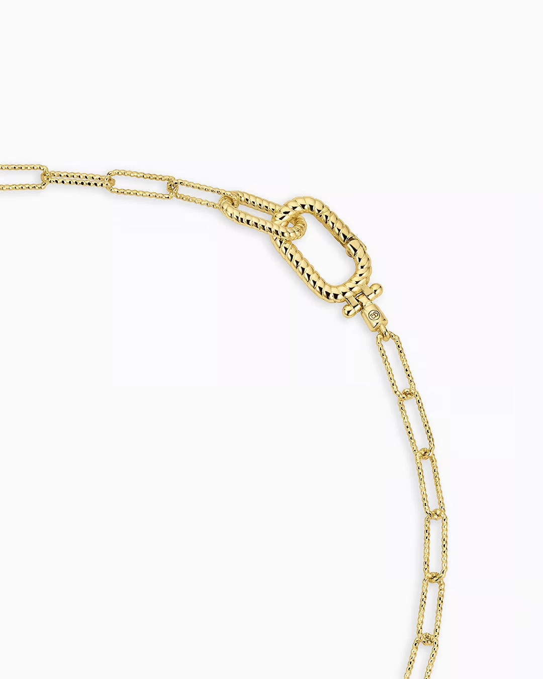 Gold Crew Link Necklace - Image 6