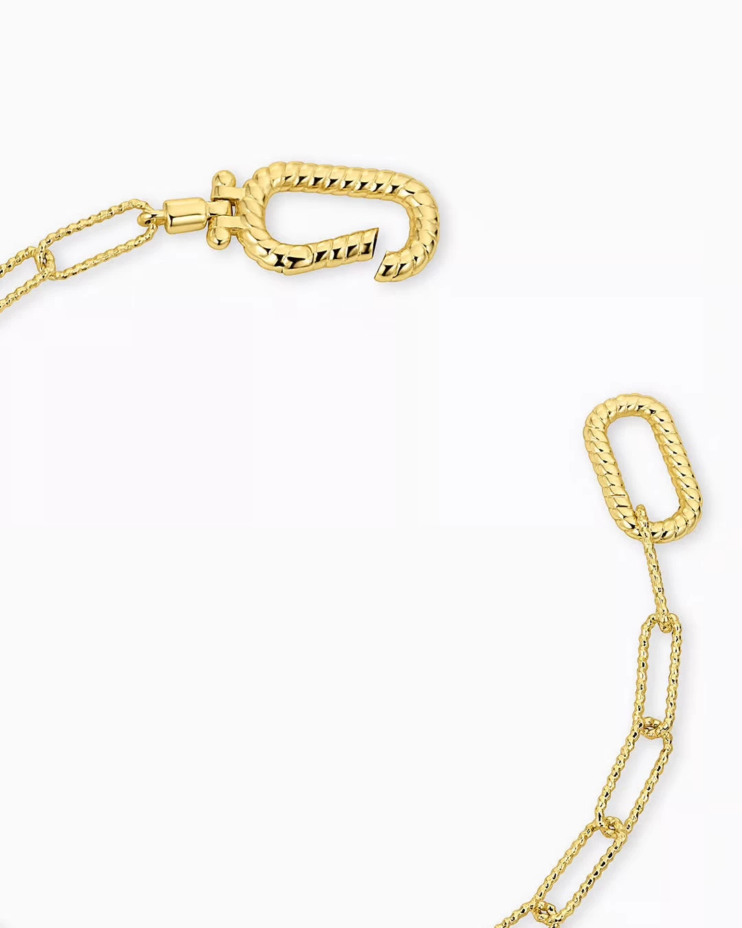 Gold Crew Link Necklace - Image 7