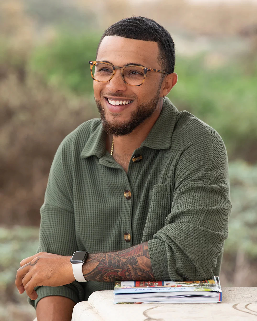 Harper Blue Light Readers In Honey Tort - Image 2