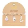 Protection Interchangeable Charm Bracelet In Amethyst Silver