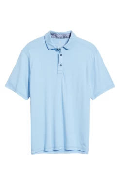 Tommy Bahama Harbor Isles Polo In Chambray Blue