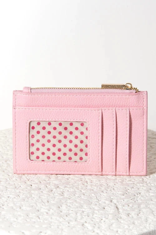 Verona Card Holder In Pink - Image 2