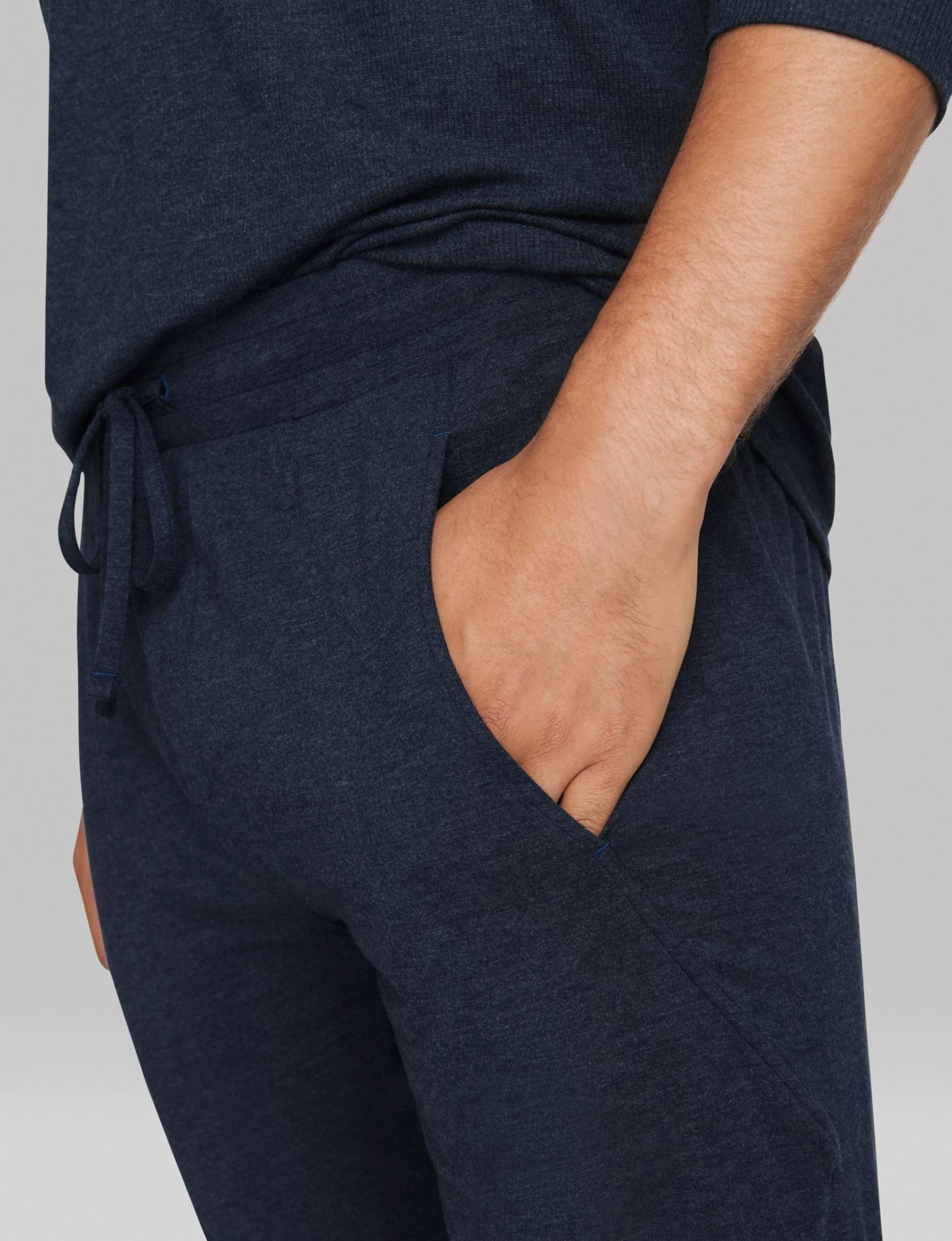 Lounge Short In Dress Blues Heather - Image 2