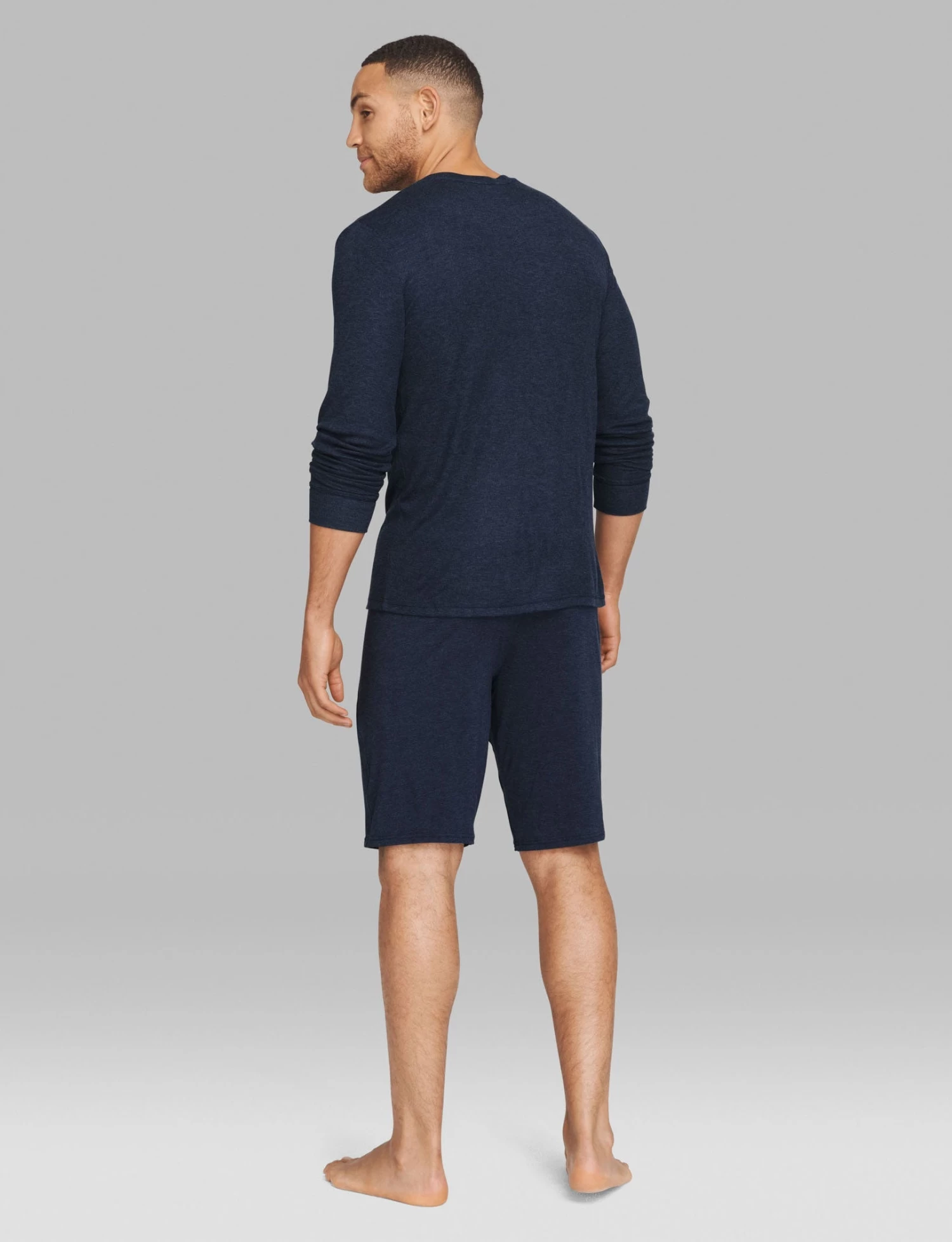 Lounge Short In Dress Blues Heather - Image 3