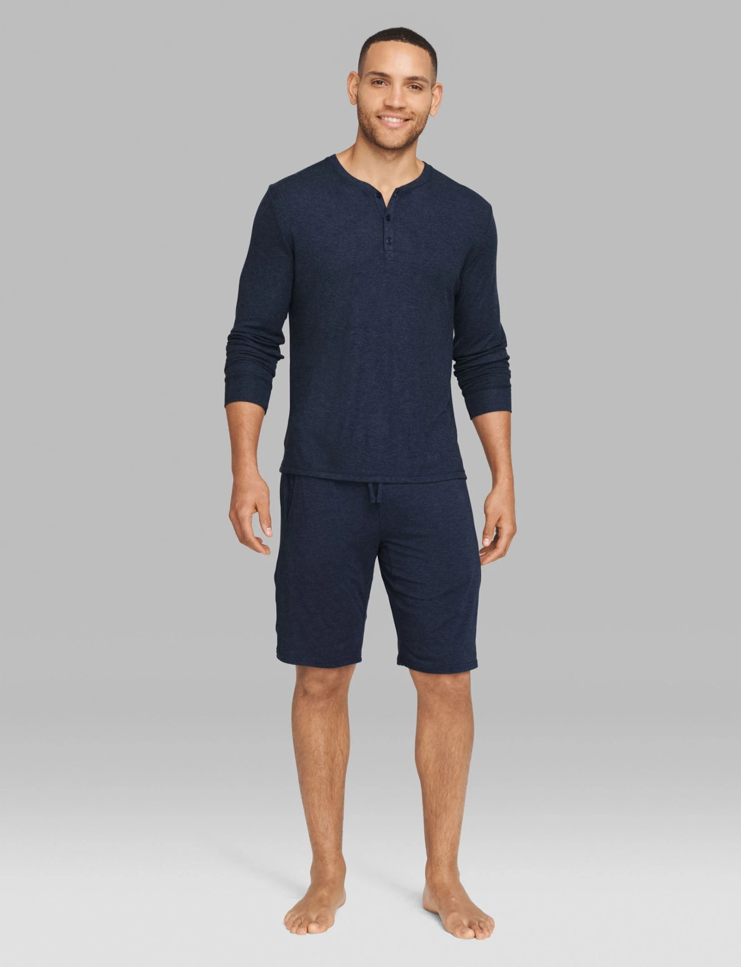 Lounge Short In Dress Blues Heather - Image 4