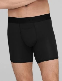Second Skin 6" Boxer Brief In Black
