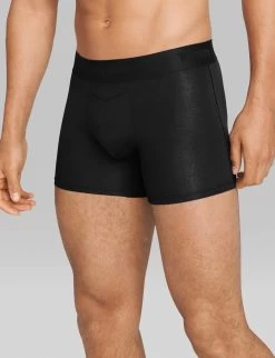 Second Skin 4" Boxer Brief In Black