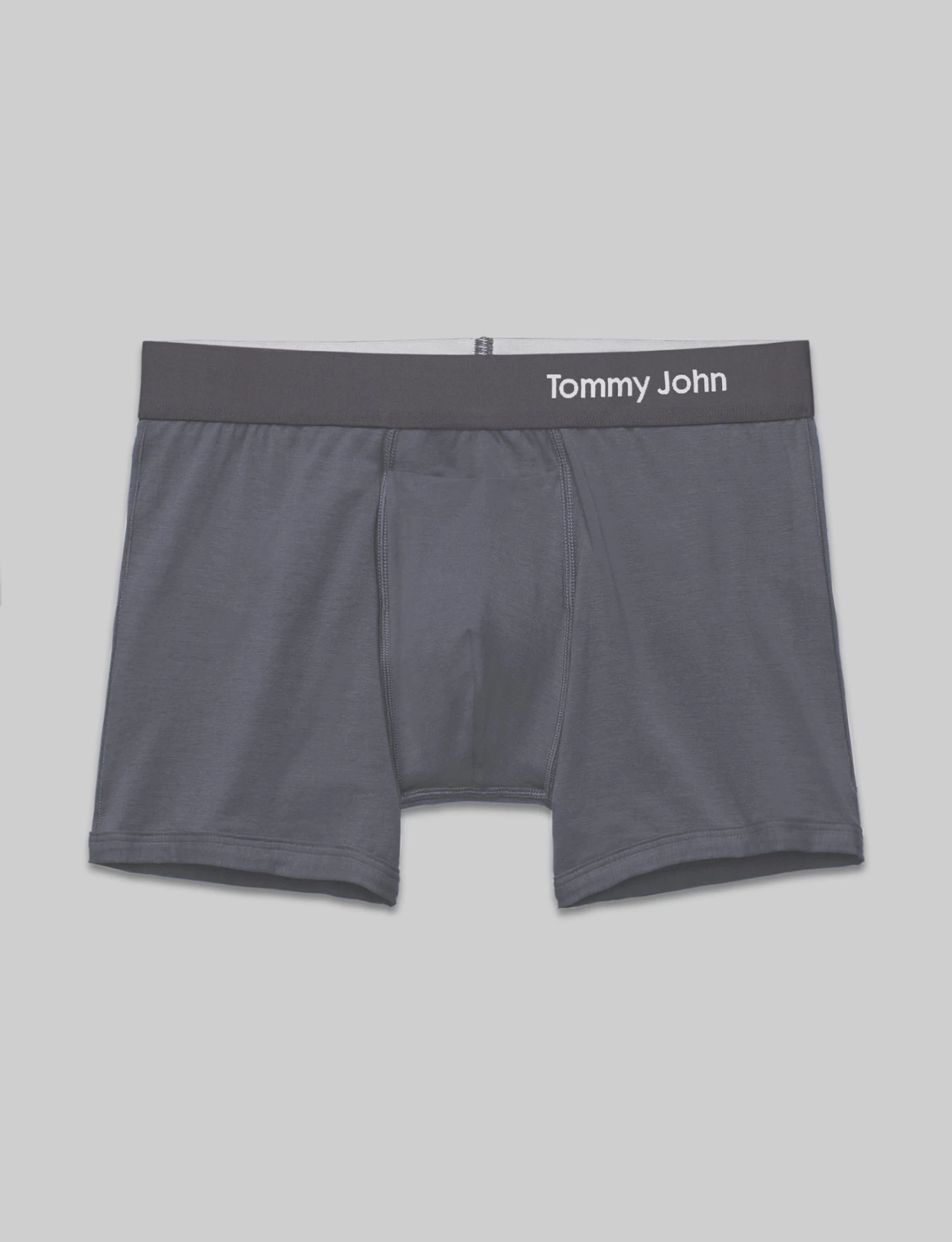 Cool Cotton 4" Boxer Brief In Iron Grey - Image 5