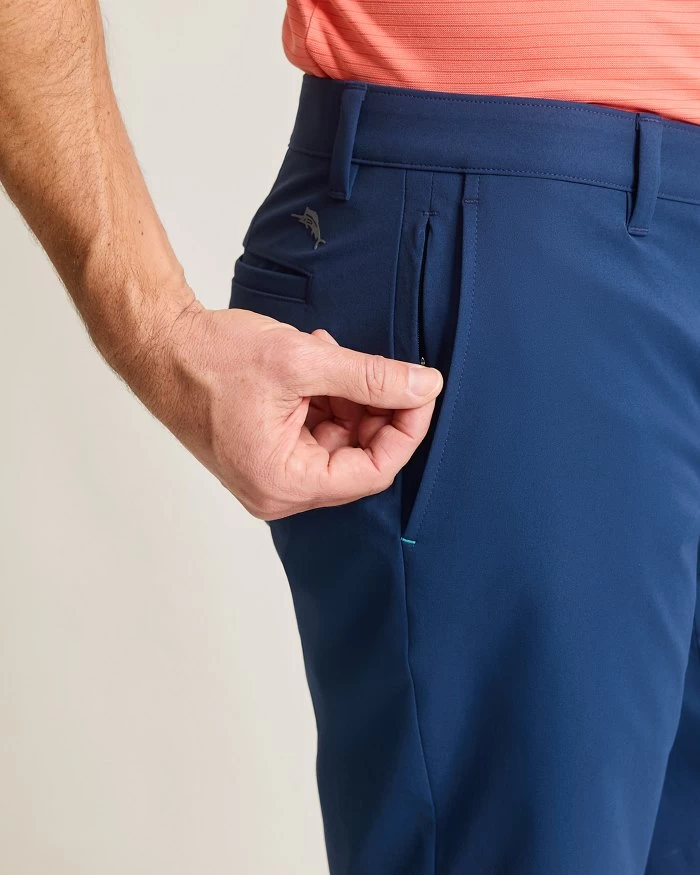 Tommy Bahama Island Navy Barbados Pro 9-Inch Shorts - Image 3