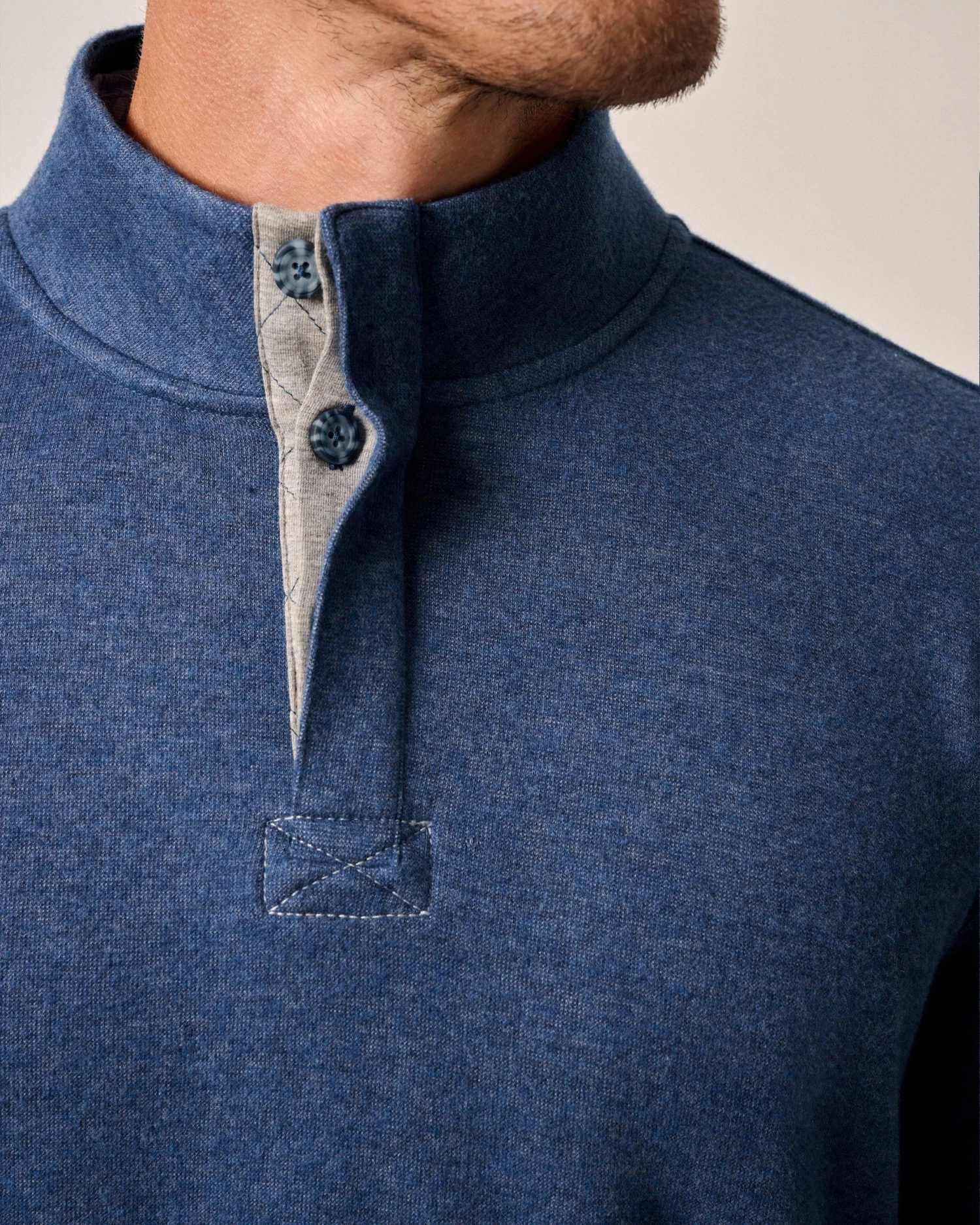 Banyan Henley Pullover In Ocean - Image 5