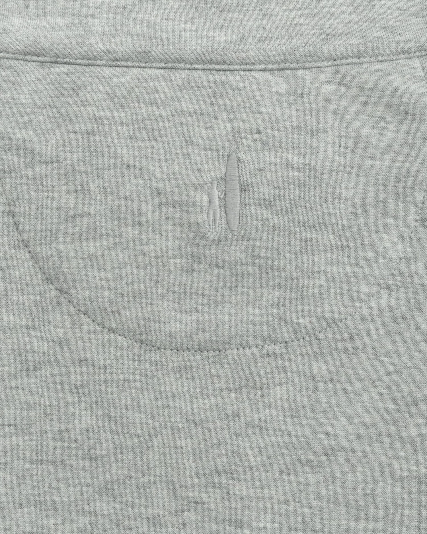 Sully 1/4 Zip Pullover In Light Gray - Image 7