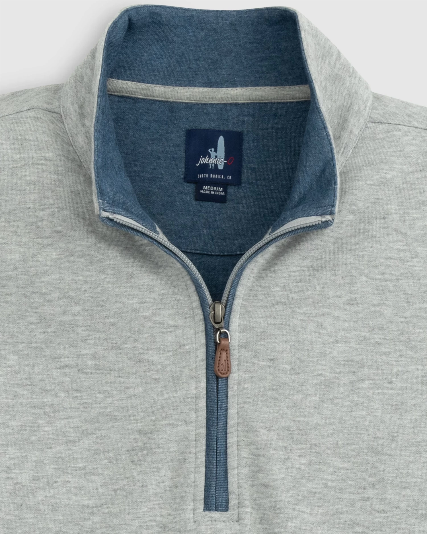 Sully 1/4 Zip Pullover In Light Gray - Image 6