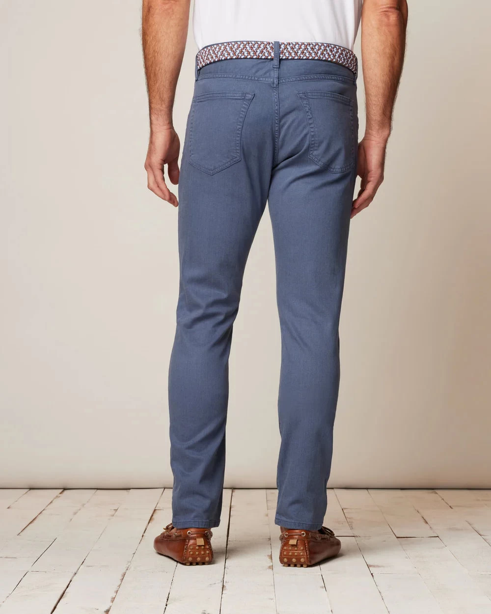 Hugo 5 Pocket Pant In Marine - Image 2