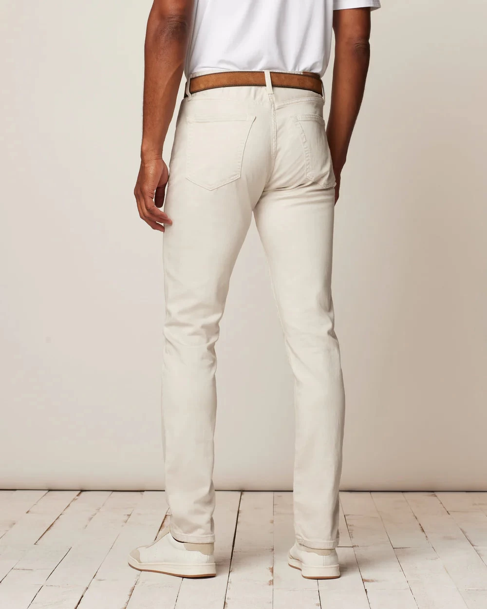 Hugo 5 Pocket Pant In Stone - Image 2