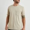 RAILS Johnny Pocket Tee In Desert Sand