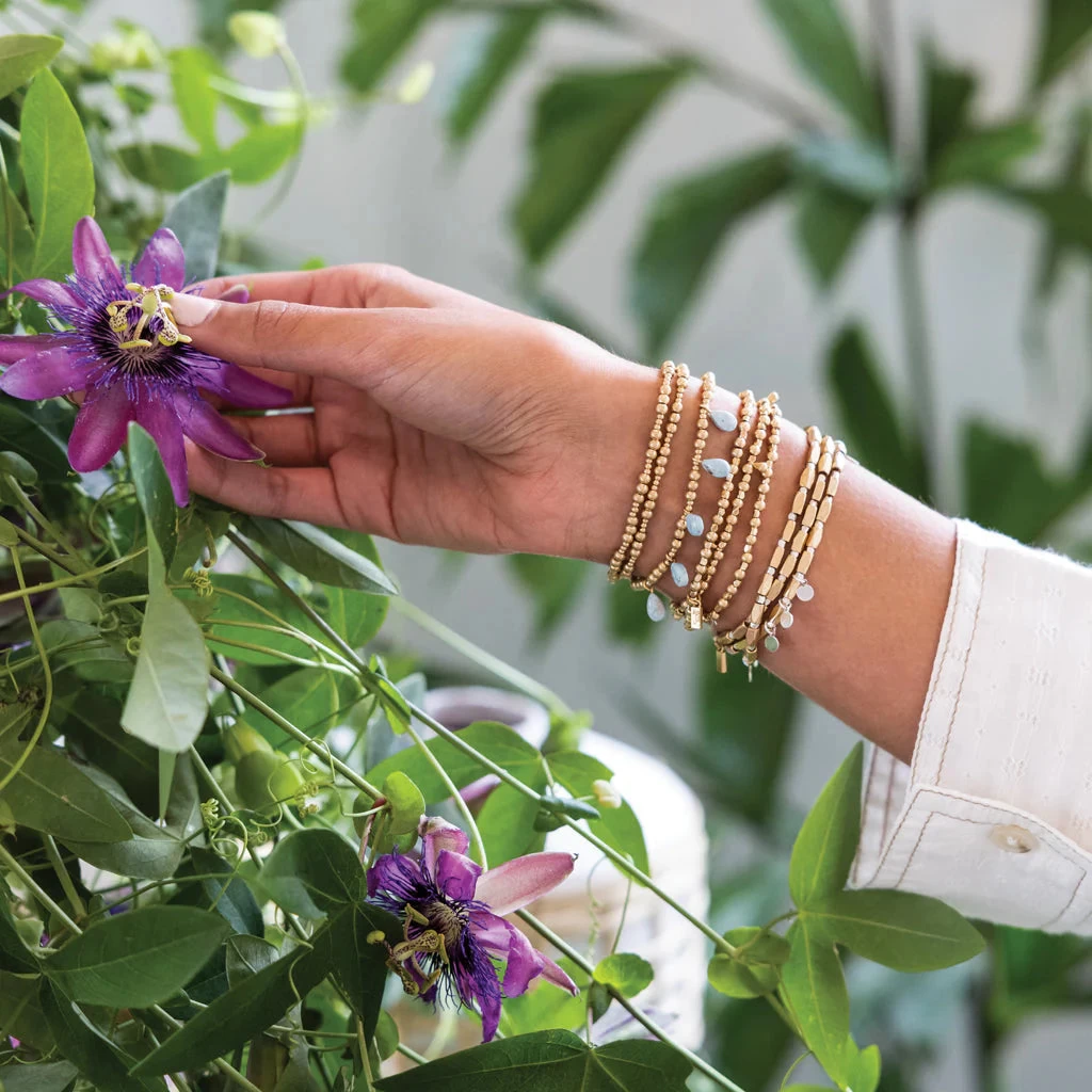 Metal Wrap Bracelet- Turquoise - Image 4