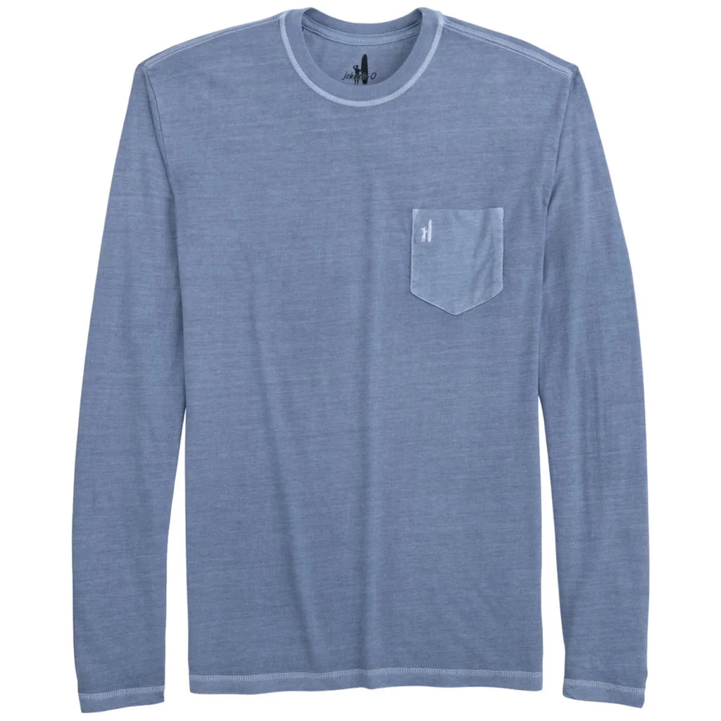 Brennan 2.0 Long Sleeve T-Shirt In Navy