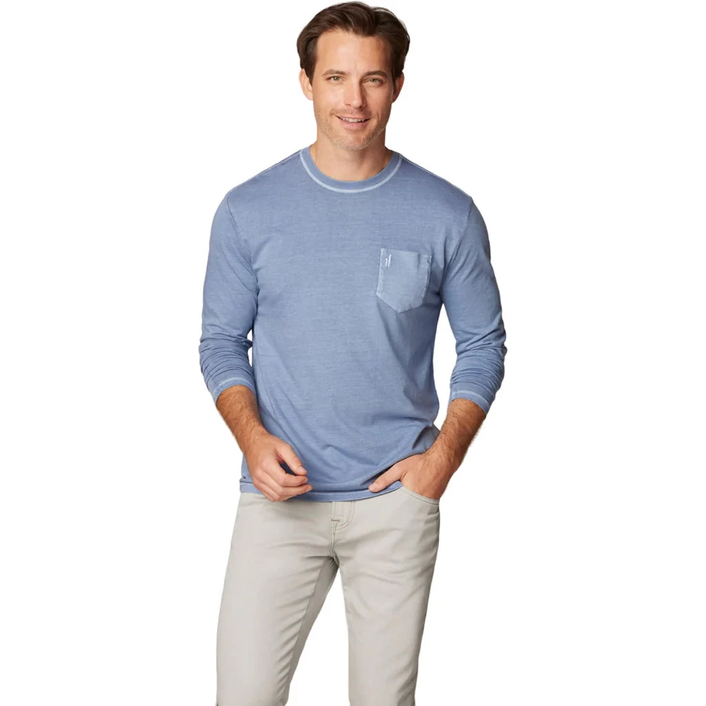 Brennan 2.0 Long Sleeve T-Shirt In Navy - Image 2