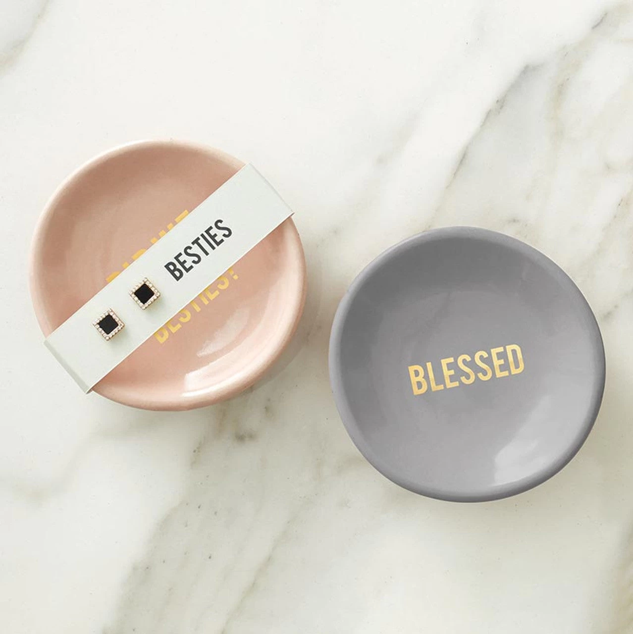 "Blessed" Earrings & Tray Set - Image 2