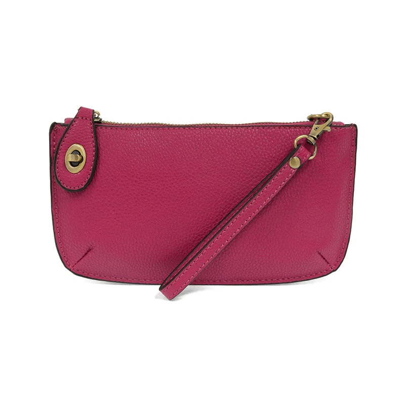 Mini Crossbody Wristlet In Fuchsia