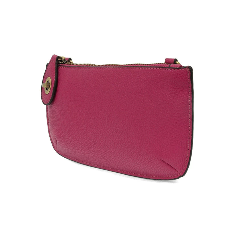 Mini Crossbody Wristlet In Fuchsia - Image 2