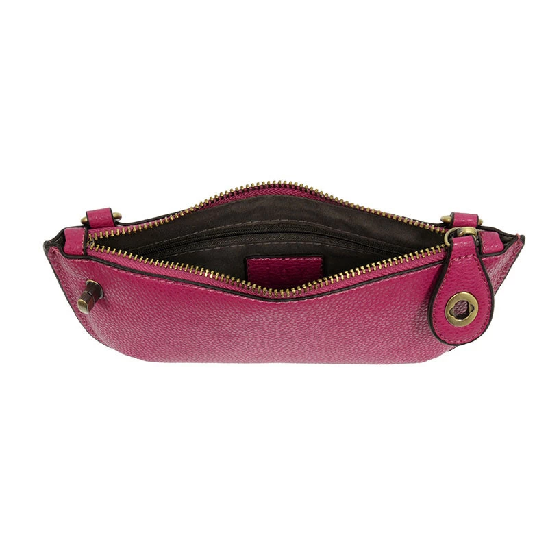 Mini Crossbody Wristlet In Fuchsia - Image 4