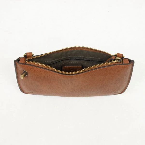 Mini Crossbody Wristlet In Cedar Brown - Image 4