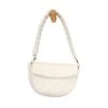 Luna Crescent Crossbody In White