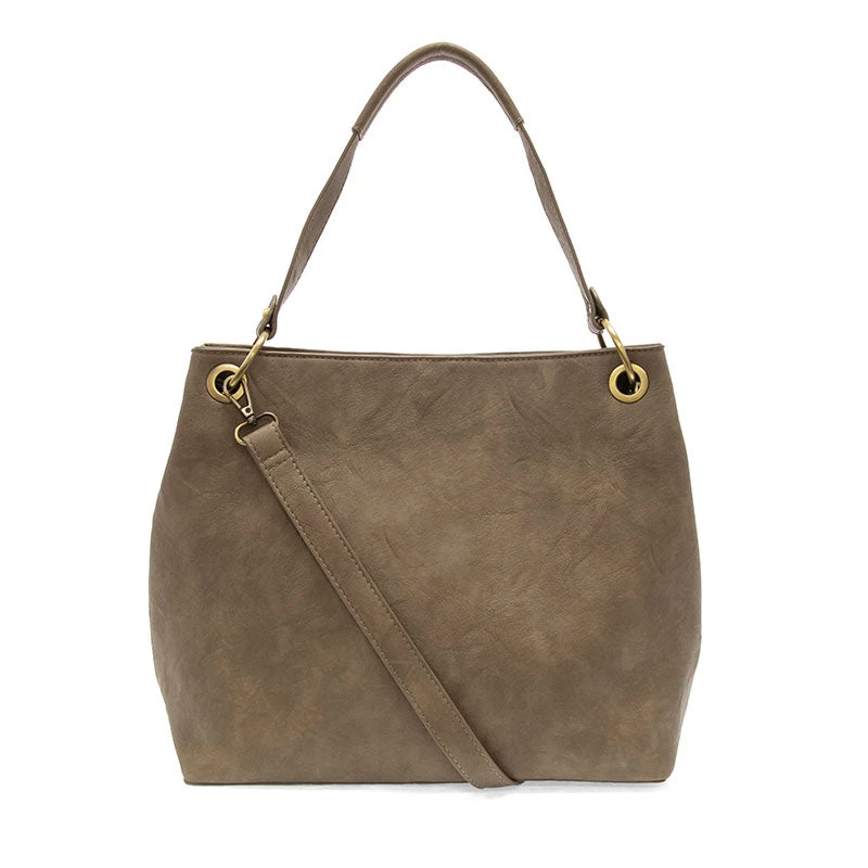 Jem Bucket Shoulder Bag In Dark Taupe