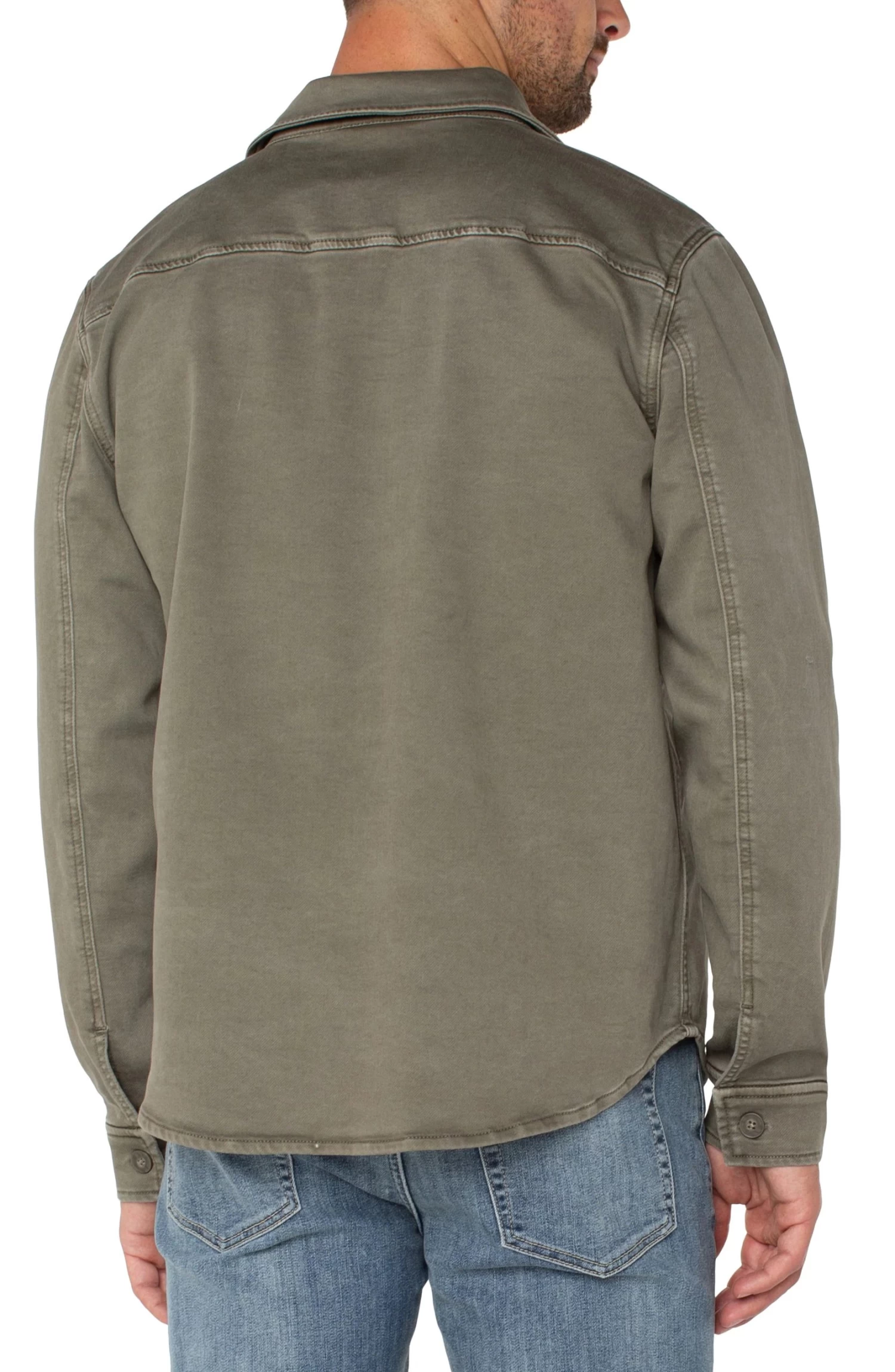 Pewter Green Overshirt - Image 3