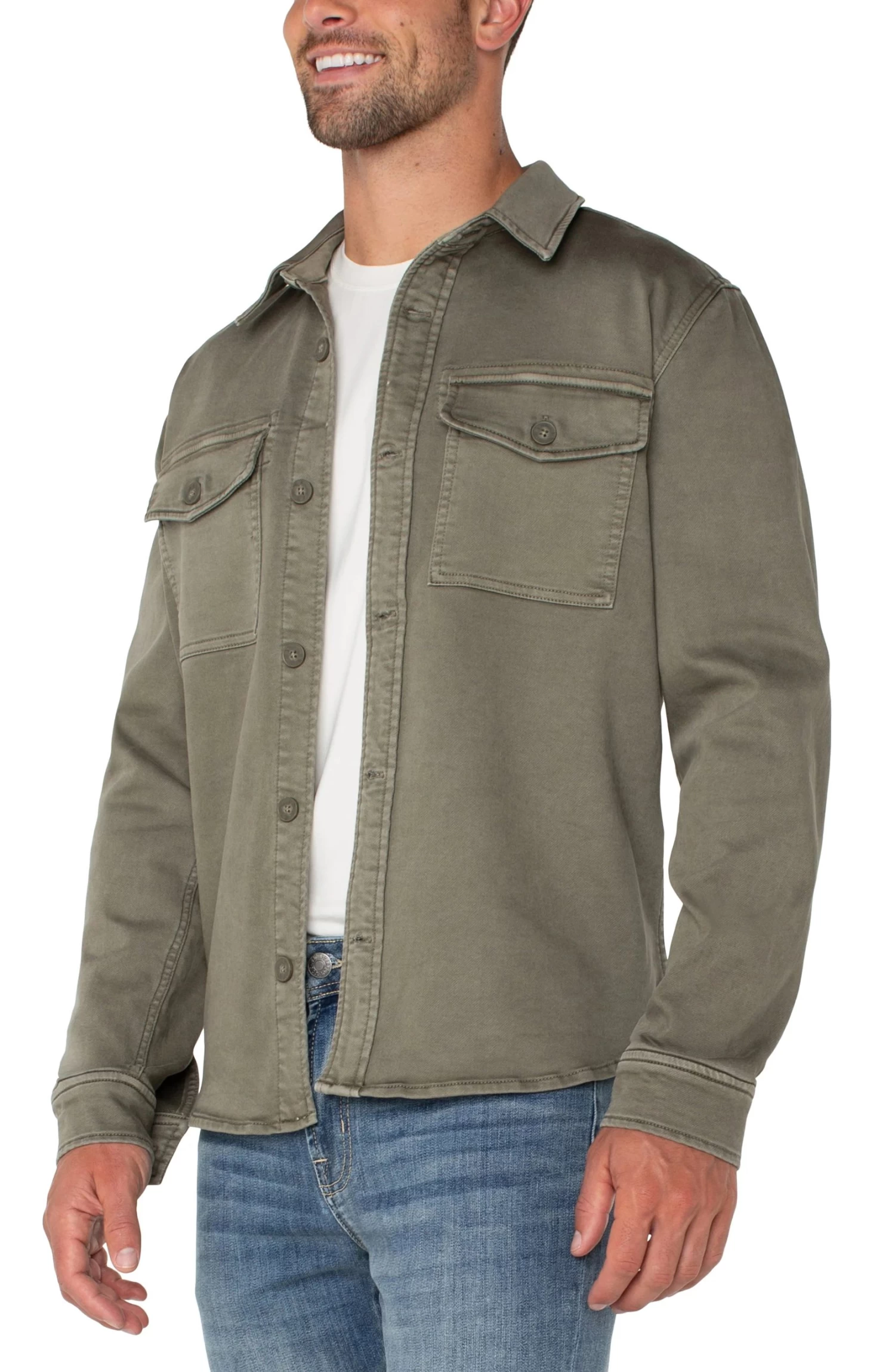 Pewter Green Overshirt - Image 2