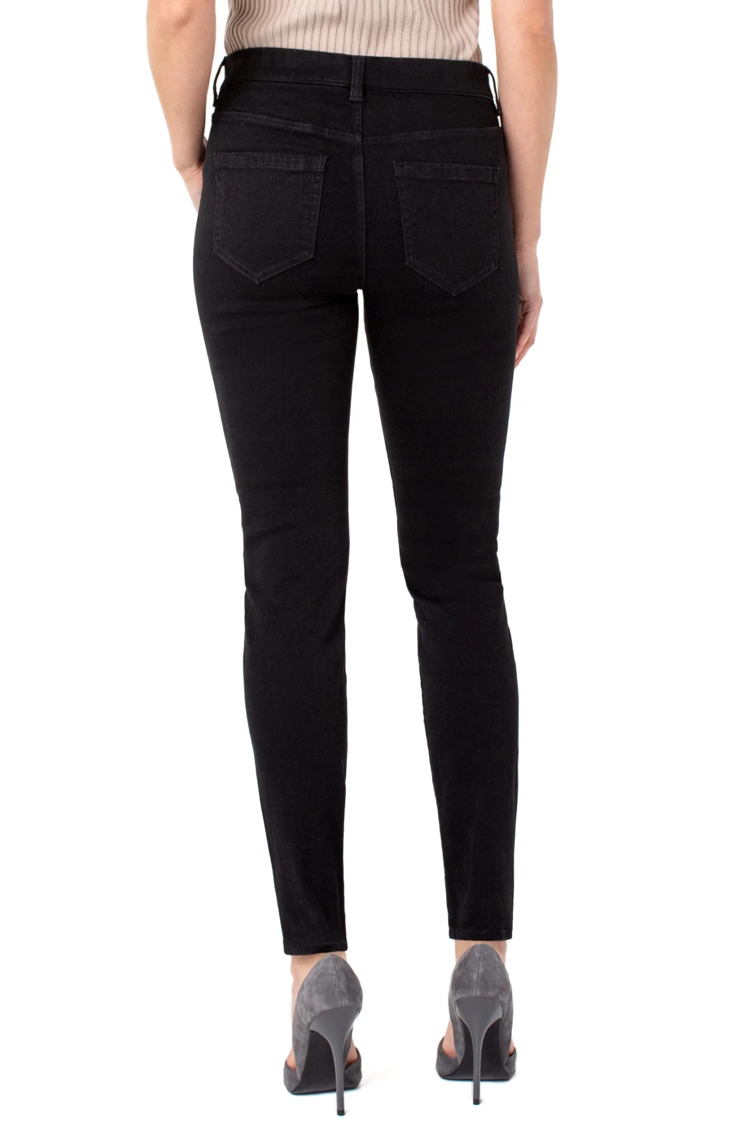 Gia Glider Skinny In Black Rinse - Image 4