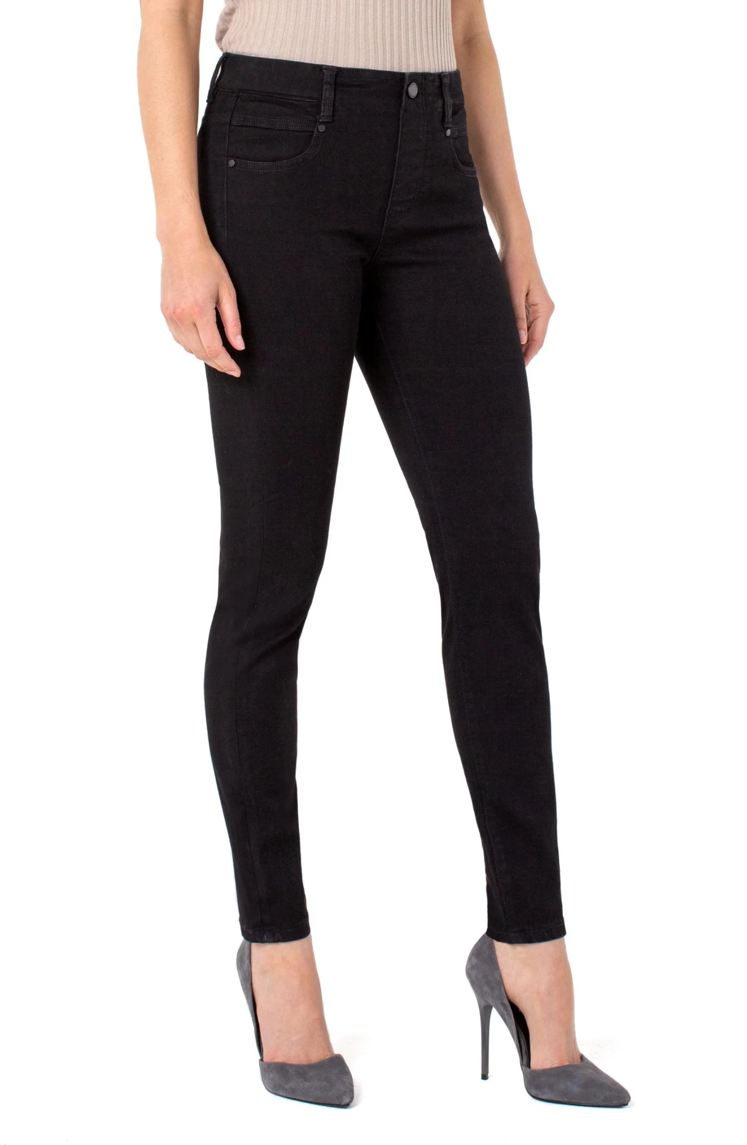 Gia Glider Skinny In Black Rinse - Image 3