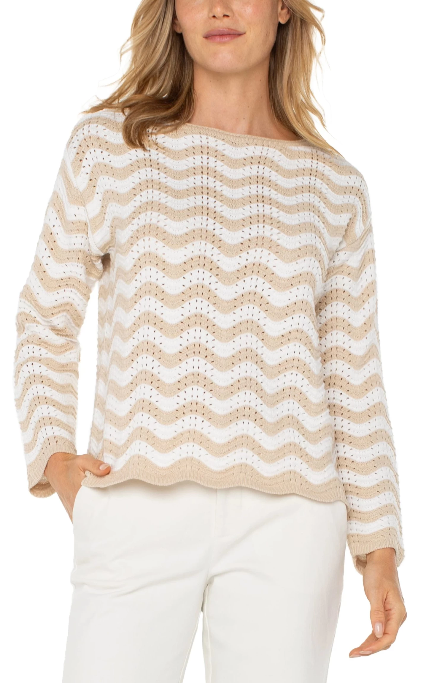 Long Sleeve Neck Sweater - Image 2