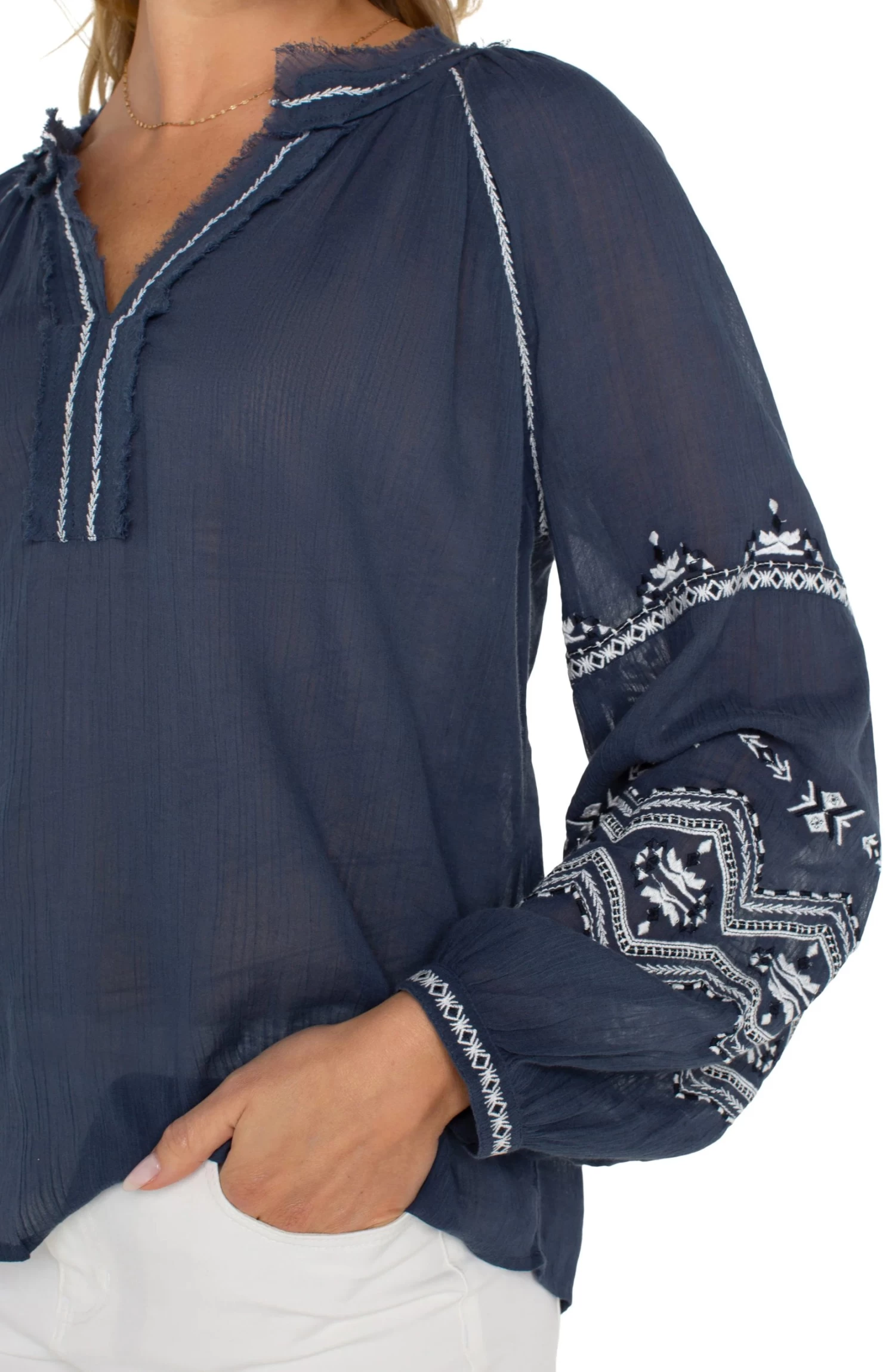 Raglan Woven Blouse - Image 4