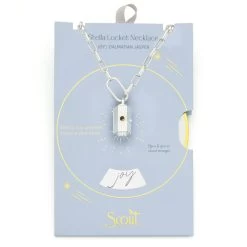 Joy Stella Necklace In Dalmatian Silver