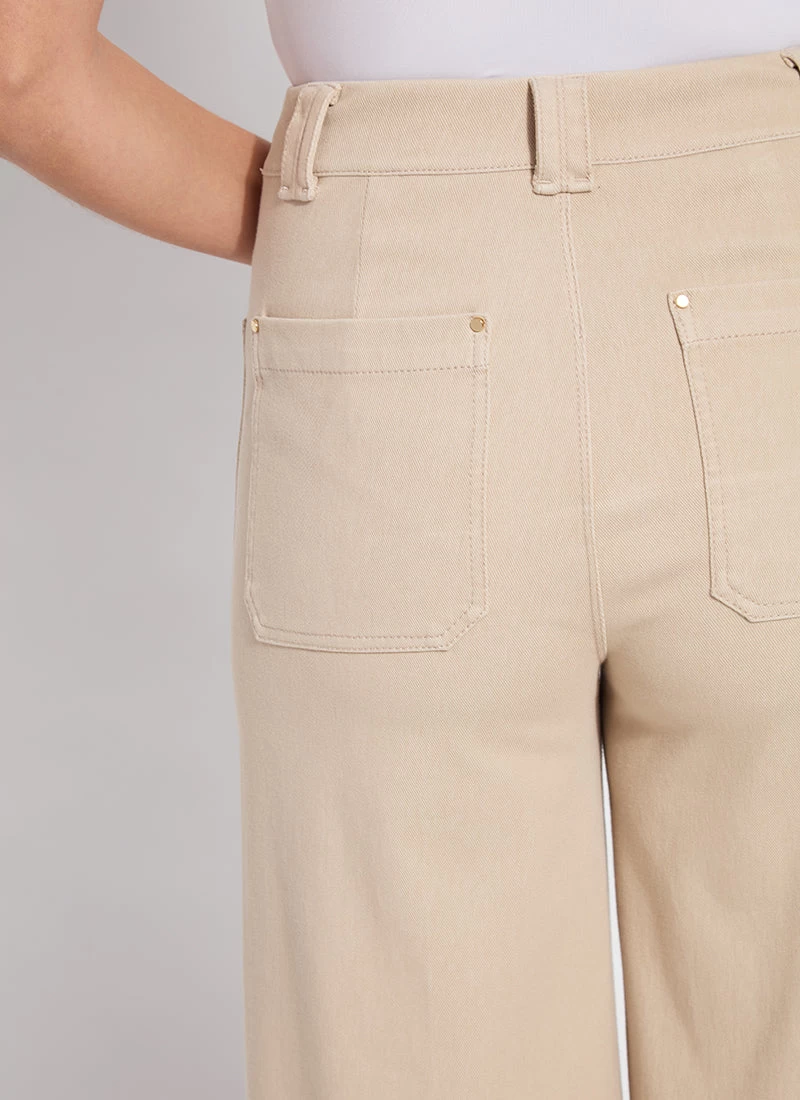 Linen Ananlia Wide Leg Denim - Image 4