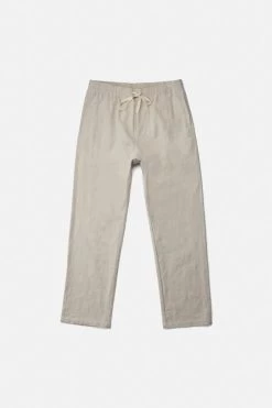 Rhythm Linen Jam Pant Bone