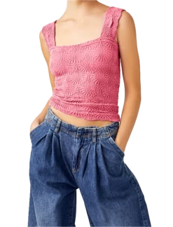 FREE PEOPLE Love Letter Cami In Confetti