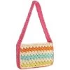 Luna Crochet Shoulder Bag In Multi