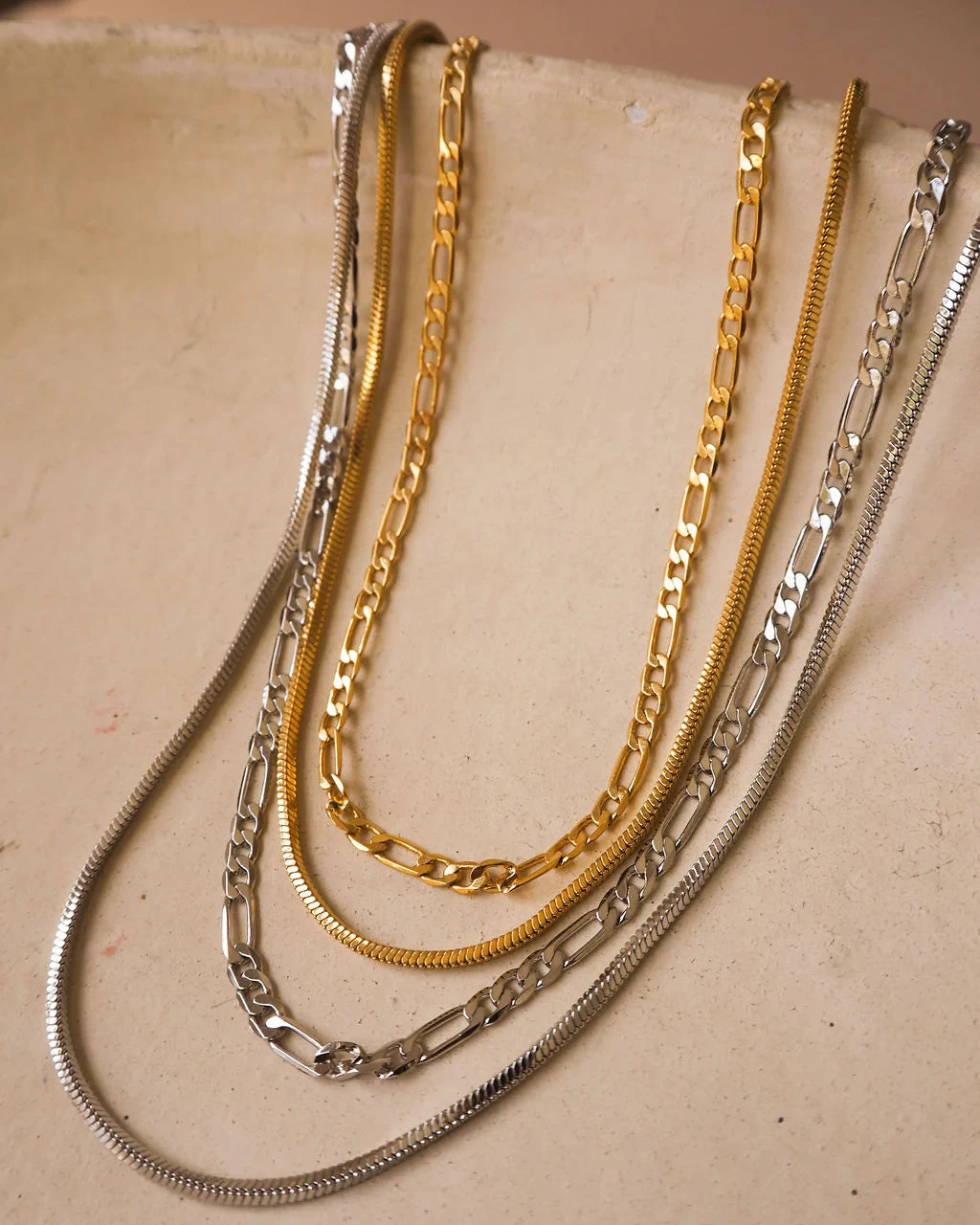 Luv AJ Cecilia Chain Necklace In Gold - Image 3