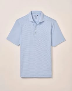 Lyndonn Stripe Polo In Seychelles