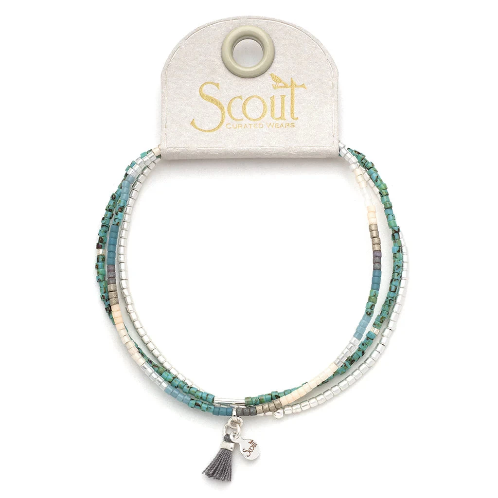 Trio Bracelet In Turquoise & Silver - Image 2