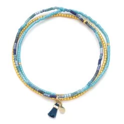 Trio Bracelet In Cobalt